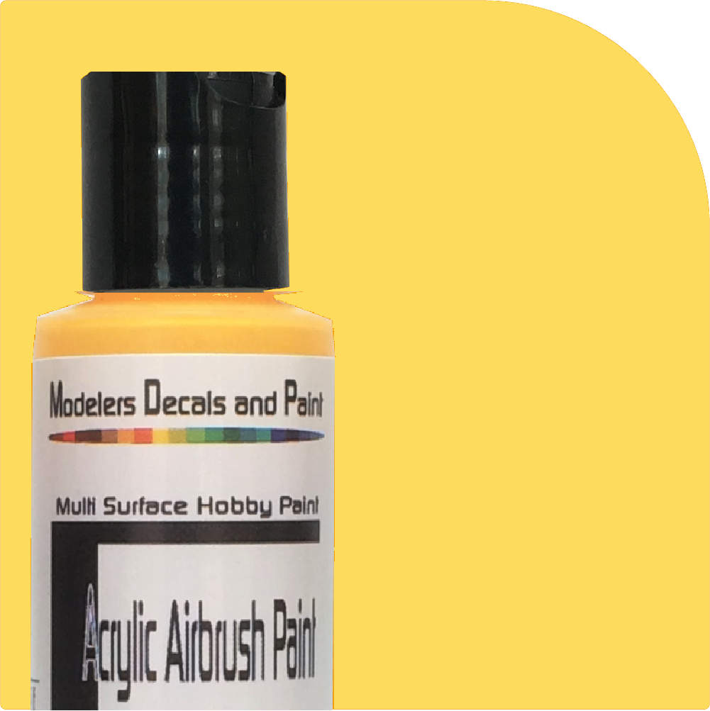 D&RGW Reefer Yellow Airbrush Paint 1 oz.