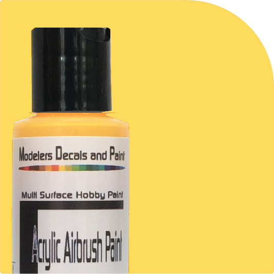 D&RGW Reefer Yellow Airbrush Paint 1 oz.
