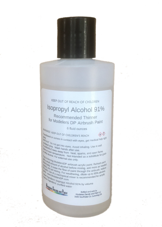ModelersDP Thinner - Isopropyl Alcohol 91%